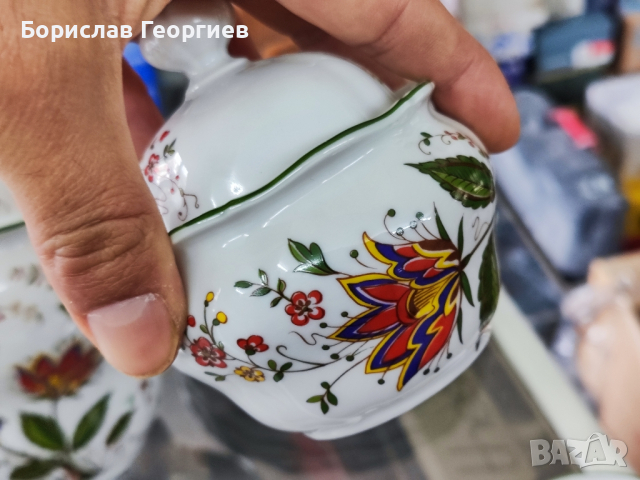 Немски порцелан Сервиз за чай  Seltmann Weiden- Barock, снимка 7 - Сервизи - 44758671