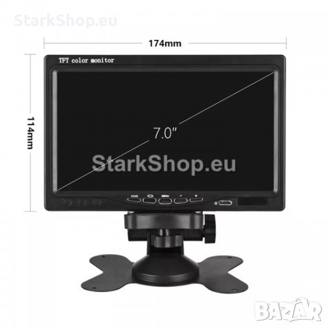  7″ Монитор с две камери за бусове и камиони, снимка 3 - Аксесоари и консумативи - 38416938