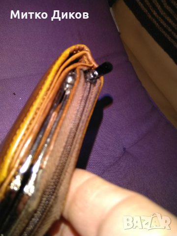 Портфейл Арт №9 естествена кожа 100х100мм цип и за стотинки, снимка 9 - Портфейли, портмонета - 32149949