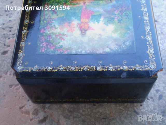 Старинна Руска ръчно рисувана кутия Л. Морозов-Катюша, снимка 11 - Колекции - 35404828