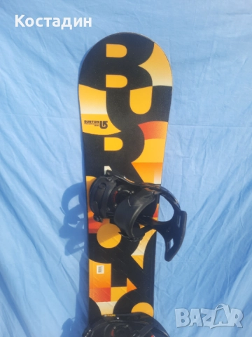 Сноуборд BURTON PROGRESSION 163Wсм. С автомати WIDE, WOODCORE, sidewall, ROCKER  , снимка 2 - Зимни спортове - 52770502