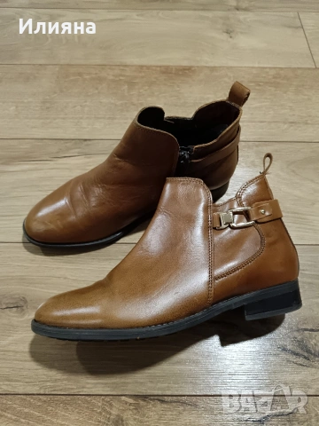 Боти естествена кожа 38 номер, снимка 2 - Дамски боти - 53134862