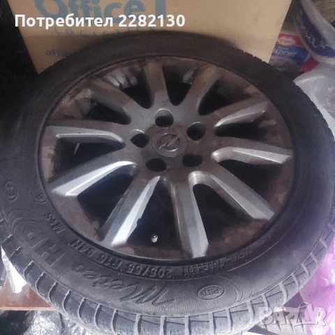 Продавам гуми с оригинални GM джанти 16 цола подходящи за Опел Зафира,Астра, Вектра и др., снимка 3 - Гуми и джанти - 51758520