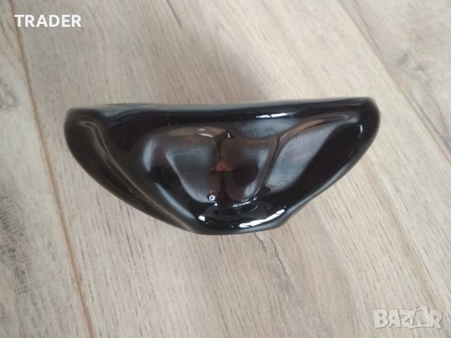 стъклен масивен пепелник , снимка 3 - Колекции - 37895900