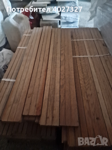 дървена облицовка с отвори за снаждане- дъб, снимка 3 - Декорация за дома - 44728539