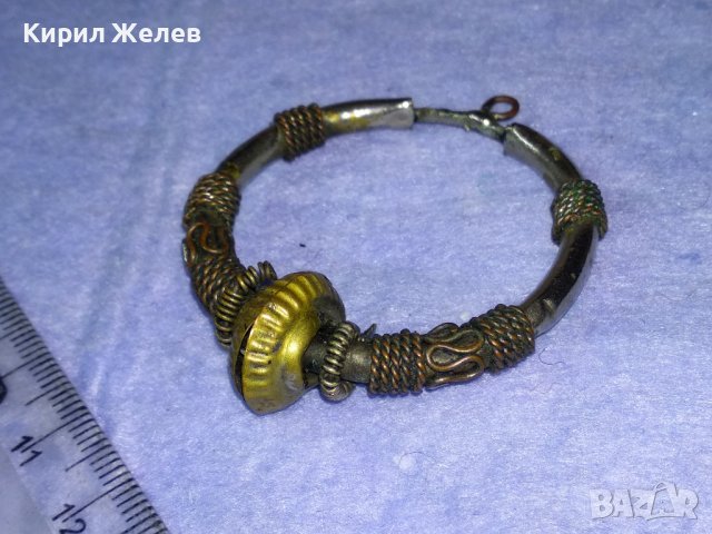 СТАРИННА СРЕБРИСТА ЕтноАРТ ВИСУЛКА МЕД МЕСИНГ СТОМАНА РЪЧНА МАЙСТОРСКА ОРНАМЕНТИРАНА ИЗРАБОТКА 28035, снимка 13 - Антикварни и старинни предмети - 40684987