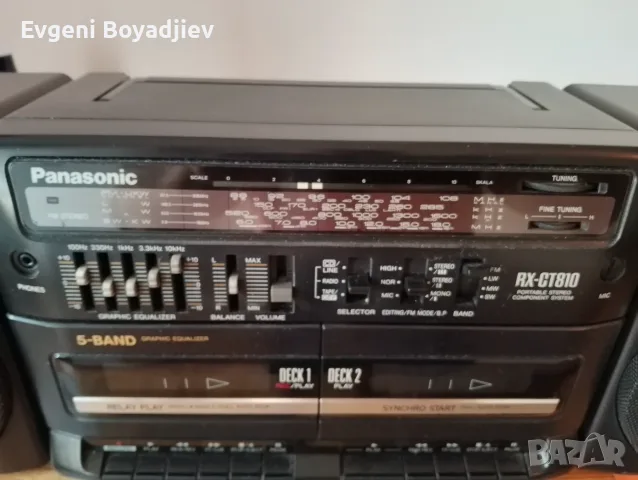 Двукасетъчен Panasonic- отличен , снимка 2 - Радиокасетофони, транзистори - 55768171