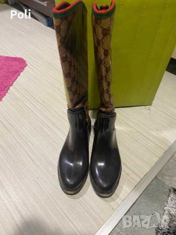 Гумени ботуши Gucci, снимка 4 - Дамски ботуши - 44480245