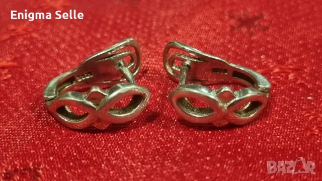 Дамски сребърни обеци S925 