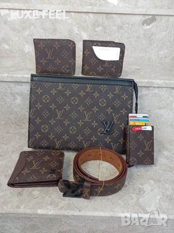 Louis Vuitton ⚜️Мъжки Клъч, снимка 11 - Чанти - 56275809