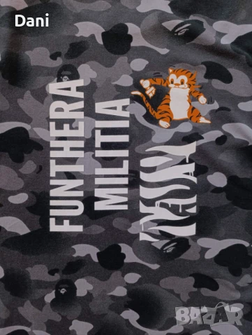 A Bathing Ape Bape Camo Tiger тениска, снимка 5 - Тениски - 50620724