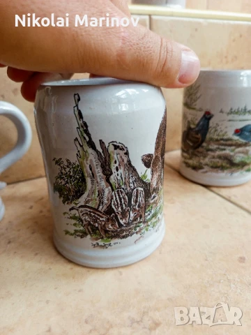 чаши с ловни мотиви, снимка 6 - Чаши - 51023794