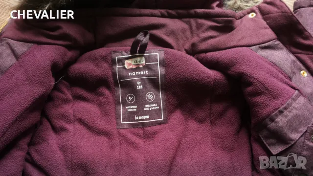 NAME IT Kids Winter Jacket Размер 6 години / 116 см детско зимно яке 12-64, снимка 11 - Детски якета и елеци - 47932967