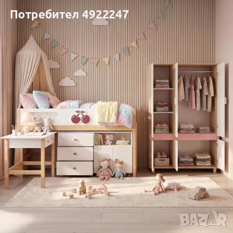 Комплект за детска стая , снимка 4 - Мебели за детската стая - 55750599