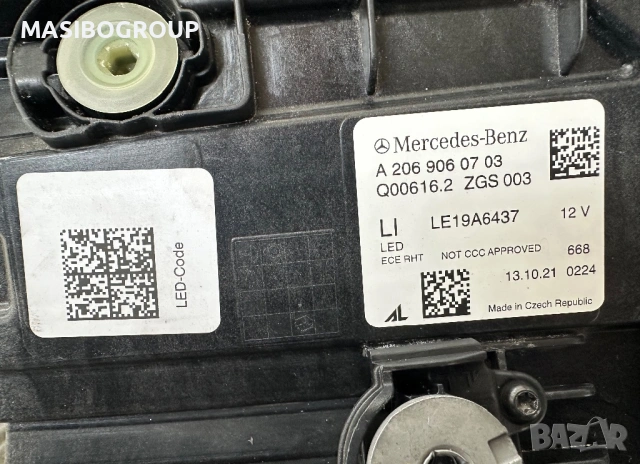 Фар ляв фарове за Мерцедес Ц206 Mercedes C-класа W206, снимка 9 - Части - 40448765