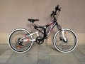 Продавам колела внос от Германия детски мтв велосипед BACHINI LEGEND 20 цола преден и заден амортись