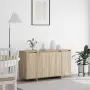 vidaXL Служебен шкаф Сонома дъб 135 x 41 x 75 см Инженерна дървесина, снимка 2