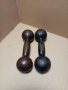 Комплект Стари Фитнес Уреди Гири Гирички 2×5кг., снимка 2