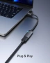 Нов INIU 4K 60Hz USB-C HDMI адаптер за лаптоп телефон таблет MacBook iPhone Samsung, снимка 6
