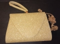 Златен клъч Larcenciel, бляскава златна чанта, снимка 2