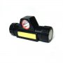 Акумулаторен LED челник, CREE LED + COB CREE LED, лента за глава и магнит, micro USB, снимка 3
