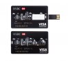 Флашка USB 32 гб Кредитна , дебитна карта Visa , флаш памет , снимка 1 - USB Flash памети - 29196024