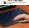Универсална Безжична Bluetooth клавиатура с тъчпад за телефон таблет, снимка 8