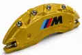 Метални капаци за спирачни апарати M Power – BMW 1, 3, 5, X5, X6 – 4 броя, златисти, снимка 2