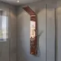 Хидромасажен душ панел в цвят розе, снимка 2