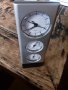 часовник с будилник, термометър и хидрометър за бюро разни, снимка 10