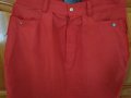 Спортно-елегантна червена пола, снимка 2