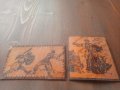 Пирографирана картина -2 броя., снимка 13