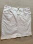 Бяла дънкова пола на Orsay р-р 44, снимка 4
