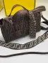 Fendi Дамска Чанта С Къса И Дълга Дръжка - Различни Цветове Код E48 , снимка 3