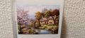 5D Диамантен гоблен - живопис Горска къща., снимка 1 - Гоблени - 44605842