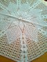 Покривка за маса плетена на 1 кука , снимка 2