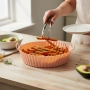 6337 Силиконова форма за Airfryer, ф22см, снимка 5