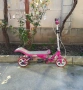 Иновативна тротинетка Space Scooter с верижен механизъм Розова, снимка 2