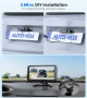 AUTO-VOX комплект соларна камера за заден ход с монитор, монитор 5 инча безжична HD камера , снимка 7