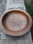 Дървена чиния,  дърворезба , снимка 1 - Декорация за дома - 29719773