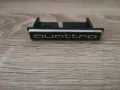 Audi Quattro емблема за решетка сребро малък размер, снимка 1