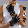 Ръкавици със стабилна опора на китката Vbosi NO:4016B Fitness Gloves - стабилен хват и защита на дла, снимка 4