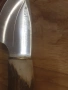 Нов нож за дране Muela piranha Spain дръжка еленов рог и оригинална кания от естествена кожа, снимка 5