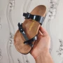  чехли / сандали Birkenstock Mayari от естествена кожа, черни, снимка 7