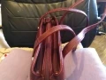 Женска чанта нова през рамо маркова на Джорджио Ферра естестевна кожа 34х18х9см, снимка 5