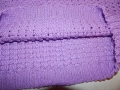 Лилава блуза ръчно плетиво, Л-ХЛ размер, снимка 7