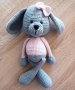 Ръчно плетена играчка куче амигуруми, снимка 2