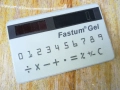 FASTUM GEL-КАЛКУЛАТОР КРЕДИТНА КАРТА 1010251628LCHERY, снимка 6