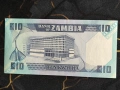 Банкнота - Замбия - 10 квача UNC | 1980г. - 1988г., снимка 2