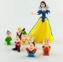 8 бр Снежанка и Седемте джуджета пластмасови фигурки за игра и украса на торта играчки, снимка 2